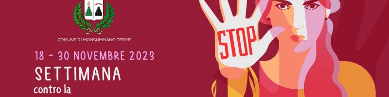 Dal 18 al 30 novembre 2023 "Settimana contro la violenza di genere"