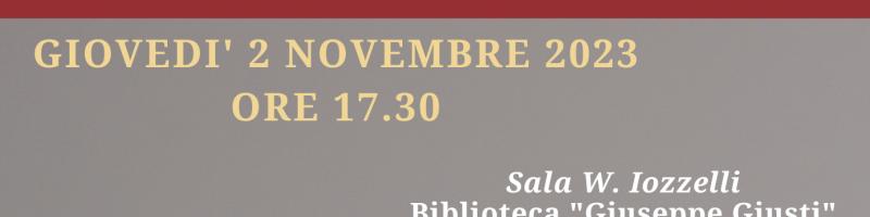2 novembre 2023 Presentazione libro "PROGETTI IMPOSSIBILI? in Biblioteca