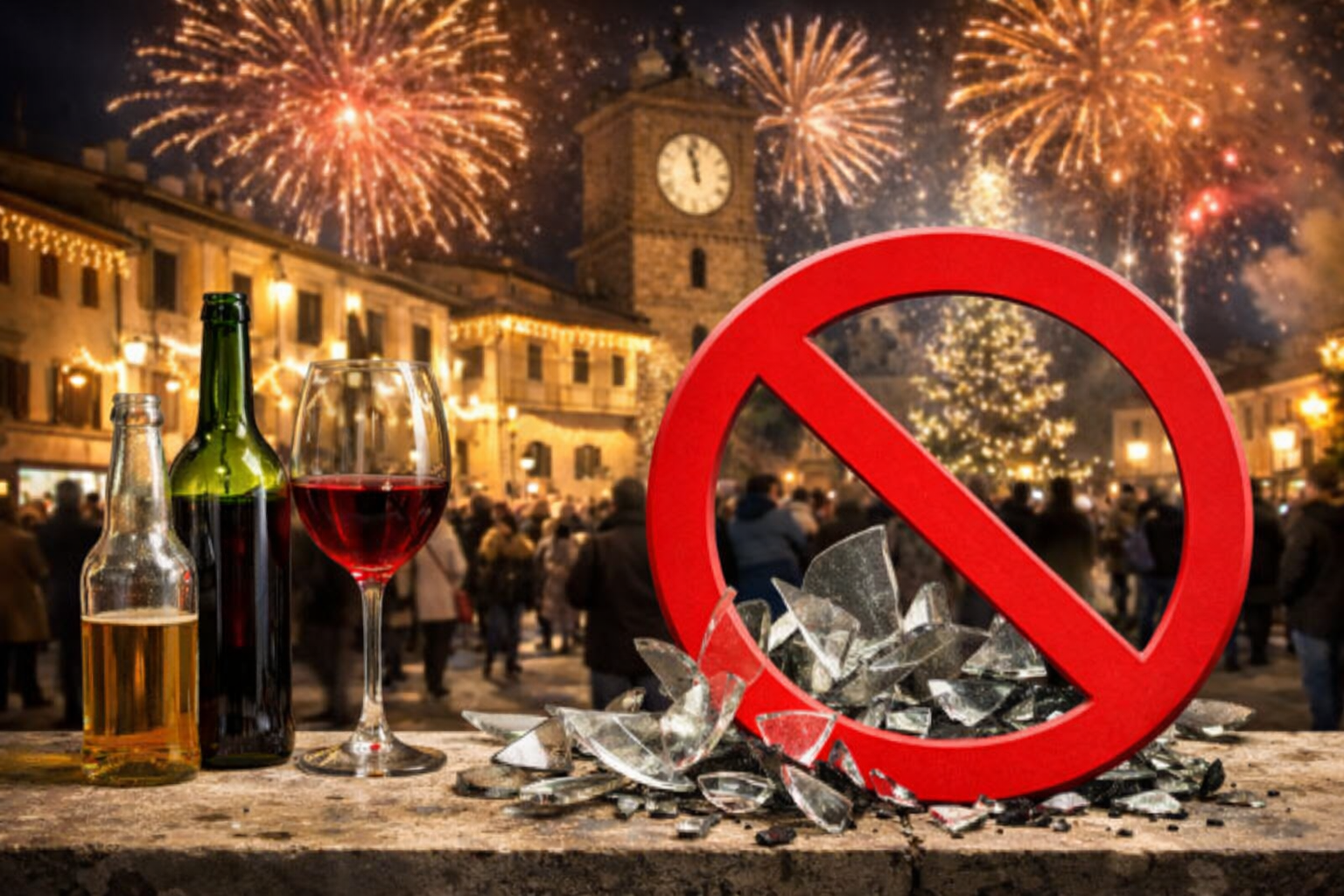 Divieto Utilizzo vetro San Silvestro 2025