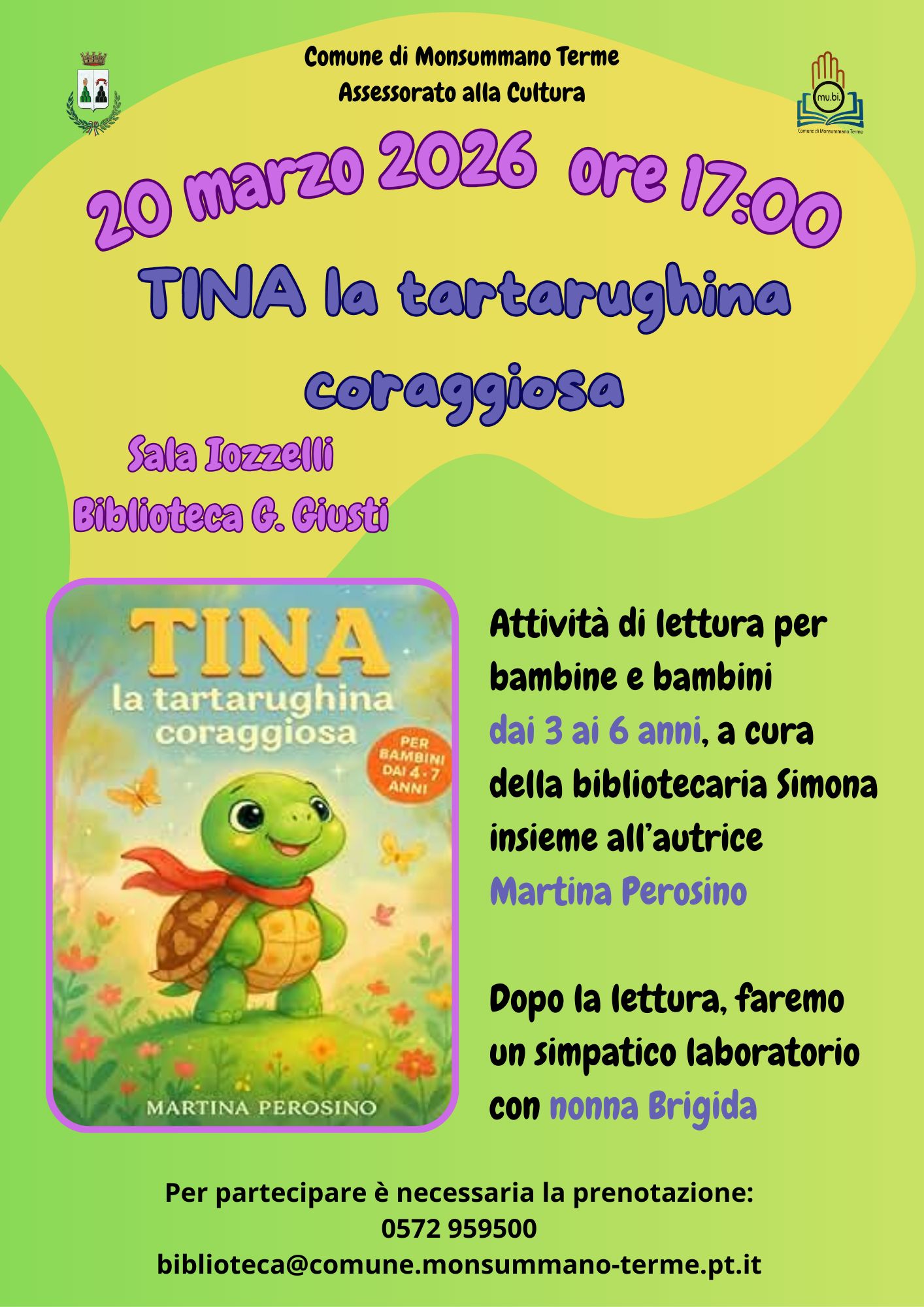 letture bimbi 20 marzo 2026