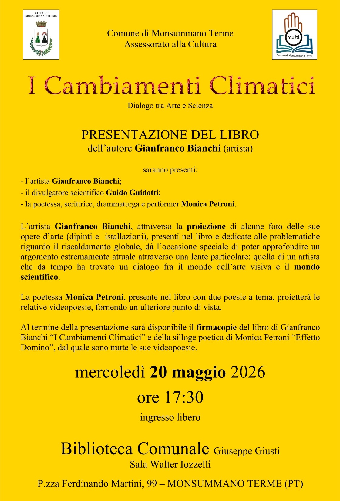 i cambiamenti climatici bianchi