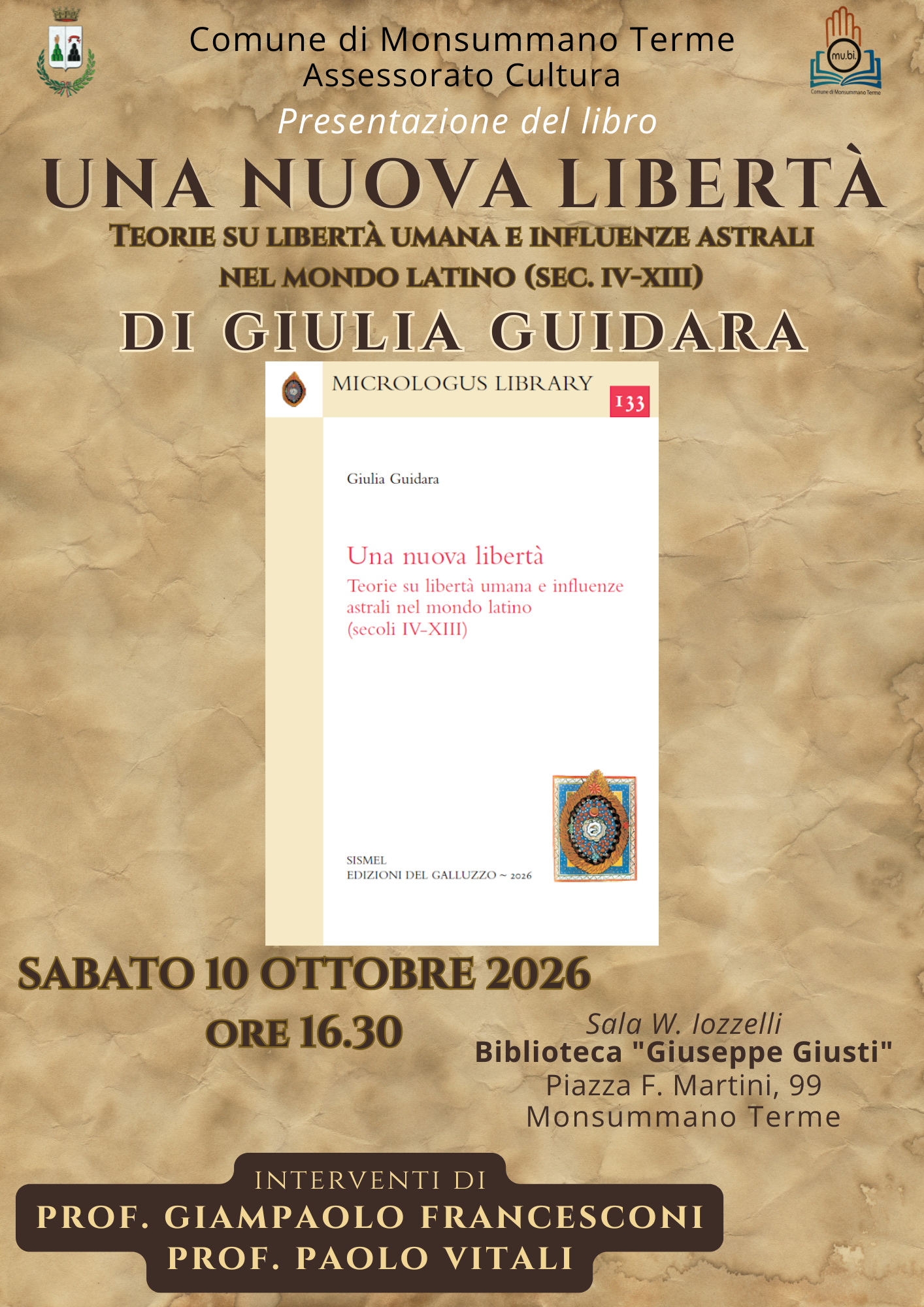 libro 10 ottobre 2026