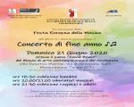 21 giugno 2020 â€œFesta Europea della Musica 2020â€ Parco Villa Martini