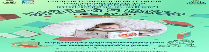 5 marzo 2024 Letture per bambini da 0 a 16 mesi in Biblioteca