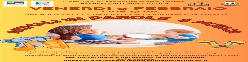 9 febbraio 2024 Letture per bambini da 17 a 36 mesi in Biblioteca