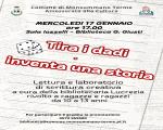 17 gennaio 2024 Laboratorio per ragazzi da 10 a 13 anni in Biblioteca