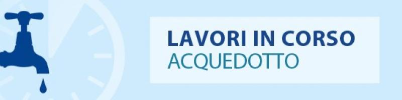 INTERRUZIONE IDRICA PROGRAMMATA GIOVEDI' 21/09/23 - 9:00/14:00