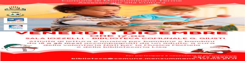 1 dicembre 2023 Letture e musica per bambini da 18 a 36 mesi in Biblioteca