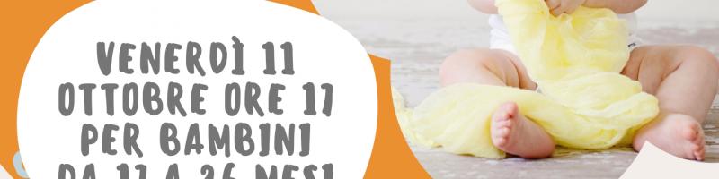 11 ottobre 2024 Letture per bambini da 17 a 36 mesi in Biblioteca