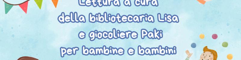 15 ottobre 2024 Letture per bambini da 3 a 6 anni