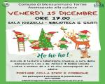 15 dicembre 2023 Letture e laboratorio per bambini da 6 a 10 anni in Biblioteca