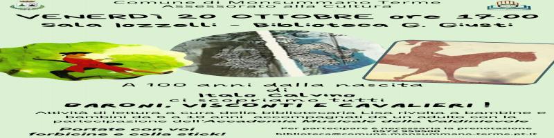 20 ottobre 2023 Letture per bambini da 6 a 10 anni in Biblioteca