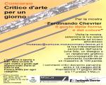 Concorso "Critico d'arte per un giorno" - Per la mostra "Ferdinando Chevrier. Il gusto della forma e del colore"