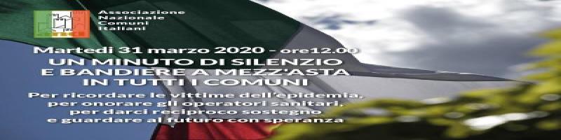 Un minuto di silenzio per ricordare le vittime dell'epidemia