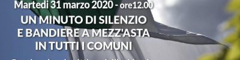 Un minuto di silenzio per ricordare le vittime dell'epidemia