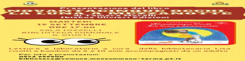 19 settembre 2023 Letture e laboratorio per bambini da 6 a 10 anni in Biblioteca 