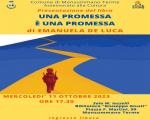 11 ottobre 2023 Presentazione libro "UNA PROMESSA È UNA PROMESSA" in Biblioteca