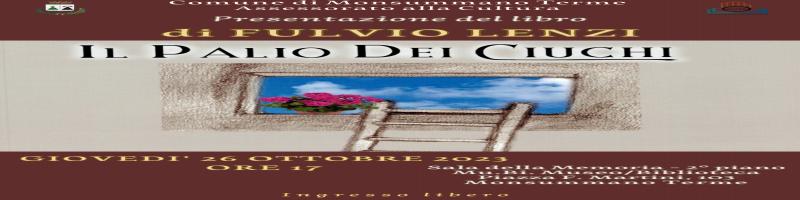 26 ottobre 2023 Presentazione libro "IL PALIO DEI CIUCHI" al Mu.Bi.