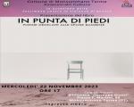 22 novembre 2023 Presentazione libro "IN PUNTA DI PIEDI" in Biblioteca