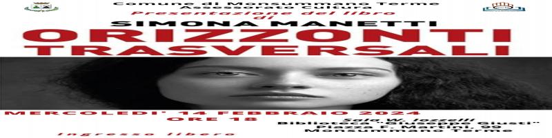 14 febbraio 2024 Presentazione libro "ORIZZONTI TRASVERSALI" in Biblioteca
