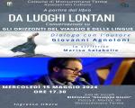 15 maggio 2024 "Gli orizzonti del viaggio e delle lingue" in Biblioteca