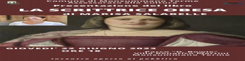 22 giugno 2023 Presentazione libro "La scrittrice obesa" al Parco di Villa Martini
