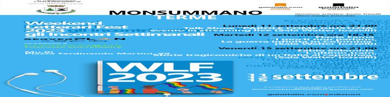 11-12-15 settembre 2023 Week Letterari Fest