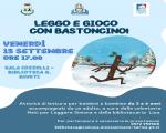 15 settembre 2023 Letture per bambini da 3 a 6 anni in Biblioteca