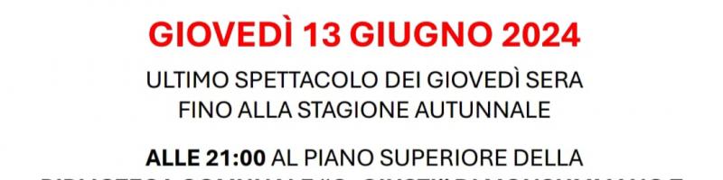 13 giugno 2024 Planetario serale