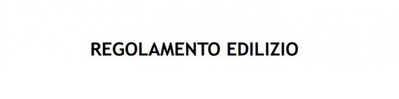 Nuovo Regolamento Edilizio - approvato