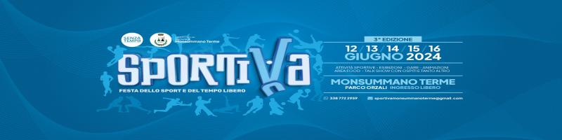 Dal 12 al 16 giugno "SPORTIVA" al Parco Orzali