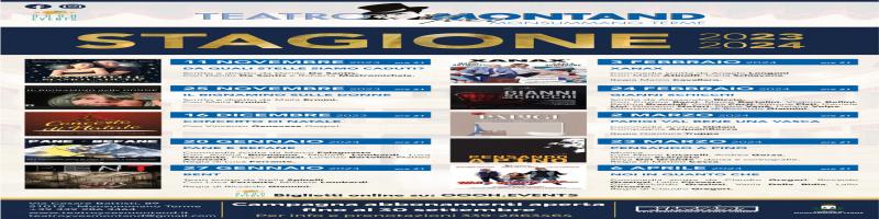 Stagione teatrale 2023-2024 al Teatro "Yves Montand"