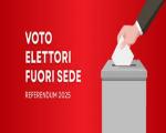 Voto degli elettori fuori sede Referendum abrogativi dell'8 e 9 giugno 2025.